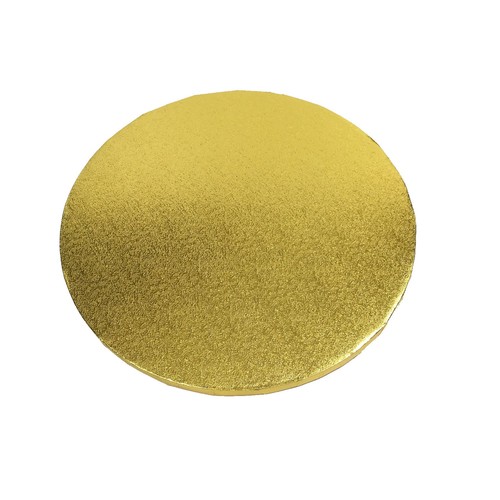 10x cakeboard 25cm - 25cm, gold