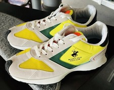 Original BEVERLY HILLS POLO CLUB Gelb Sneaker Schuhe Gr. 45 Light Soft Wie Neu!