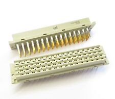 2 Stück Federleiste 64-polig DIN41612 gerade Bauform G flach, ept 112-66065