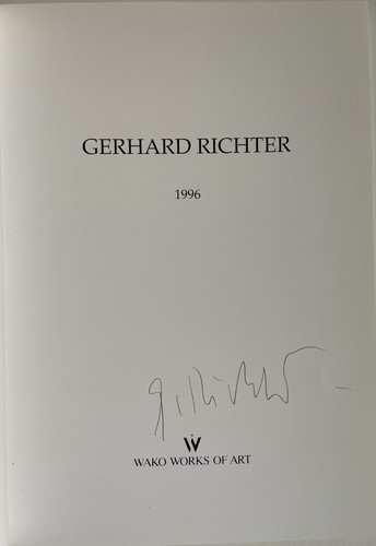 Gerhard richter signiert - richter,