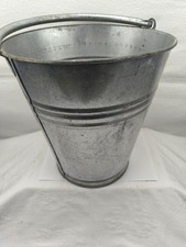 Eimer Zinkeimer Zink 10 Liter Eimer Pflanzgefäß Garten Deko DDR Retro