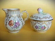 Fürstenberg Milch und Zucker Set - Handgemalt, ähnl. "Alt Maria"