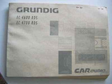 Bedienungsanleitung GRUNDIG EC 4600 4700 RDS  Autoradio