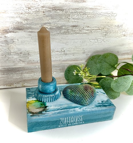 Deko teller mit herz - herz, &