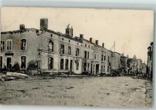 52306178 - Etain Zerstoerte Haeuser Krieg Feldpost Kreuz Verdun 1916