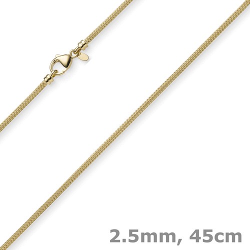 5mm kette collier - 2,5mm,