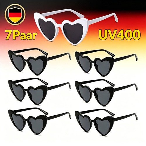 Damen party sonnenbrille herz - damen,