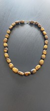 Halskette Tigerauge, vintage