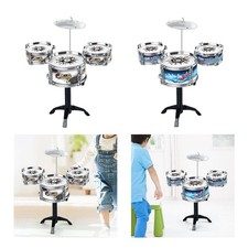 Schlagzeug-Sets Vorschul-Lernspielzeug Kleinkind-Instrumenten-Set für Kinder