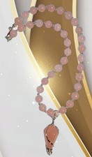 Rosenquarz Halskette🌀40cm