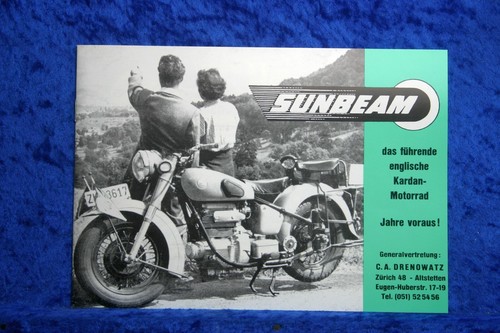 Sunbeam twin tourist - twin, s8