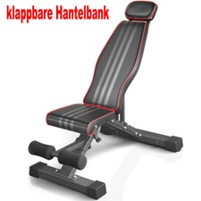 klappbare Hantelbank