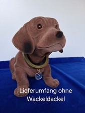 Hundemarke für Wackeldackel Waldi Oldtimer 1965 J Hamburg neu rosé vergoldet