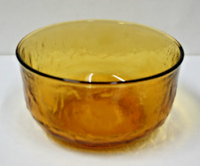 Gesteckschale für Blumen  **  Ø 10,5 x 6 cm**neuwertig** bernsteinfarbenes Glas