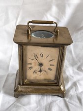 Alter Reisewecker  Frères Japy Frankr. Offizierswecker Glas Tischuhr Glocke Uhr