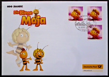 Deutsche Post Mi.-Nr. 2798 Biene Maja 100 Jahre Schmuckblatt Schmuckbrief