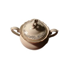 Schleissner Bavaria Zuckerdose 50 Jahre Vintage Rankendekor  Goldrand