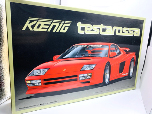 Fujimi ferrari testarossa - ferrari,