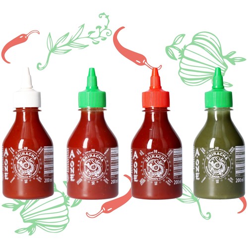 One sriracha 4er - a-one, hot