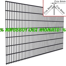 Doppelstabmattenzaun 8/6/8 mm Stabmatte – Stabil und Sicher - NUR GITTERMATTE