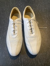 Adidas adipure  Leder Golfschuhe Weiß UK 12.5 
