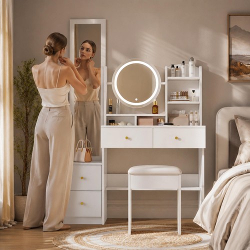 Schminktisch mit spiegel led - mit,