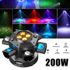 200W Beam 6 Lichtarmen Laser Moving Head RGBW DMX BEE-EYE DJ Disco Lichteffekt