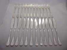 24tlg. Jugendstil Fischbesteck