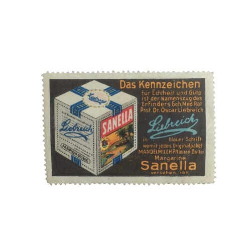 Sanella reklamemarke pflanzen - reklamemarke,