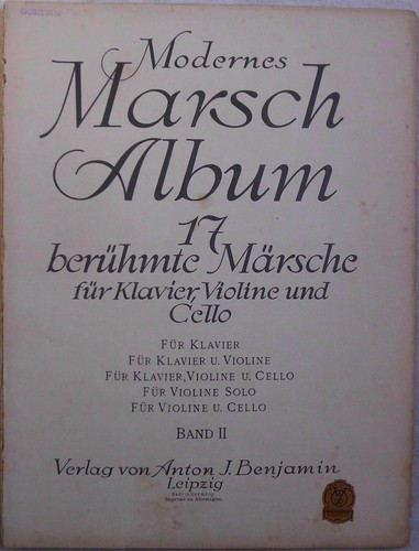 Noten modernes marsch album - noten:,