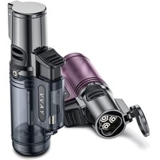 Vvay 2x Sturmfeuerzeug mit 3