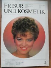 FRISUR UND KOSMETIK Nr. 2 - 1983 * Haarschnitt Mode Haare DDR Friseur