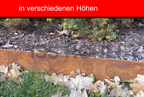 Rasenkante edelrost mähkante - edelrost,