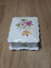 Rosenthal Butterdose mit Goldrand Pompadour