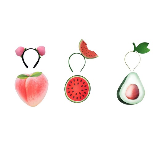 Kostüm mit geschnittenem - , obst