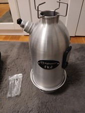 Feuerkanne Petromax Edelstahl Campingkocher 1,5 L Wasserkocher FK2 Mit Tasche