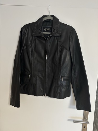 Damen echtlederjacke schwarz - damen,