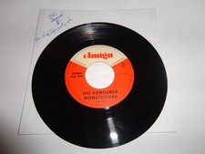 Die klingende Monatsschau Werbeplatte Promo August  1965  Single Amiga rar  DDR
