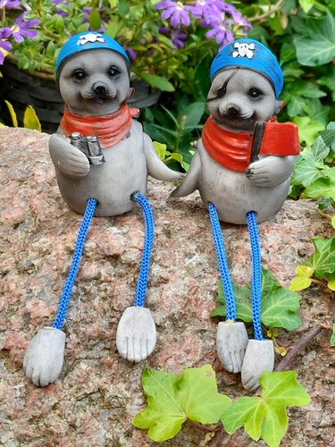 13cm seehunde kantenhocker - gl.,