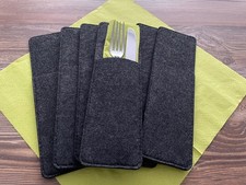 8er Set Bestecktasche Filz
