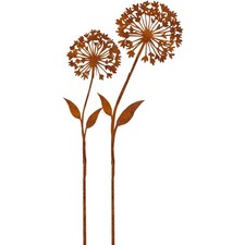 Gartenstecker Rost Pusteblume