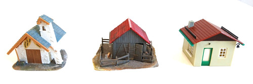 Faller kapelle scheune kiosk - -,