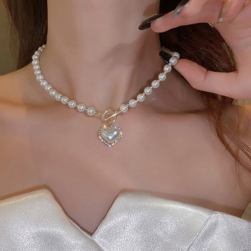 Einzigartige perle und diamant - einzigartige,