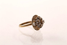 585 gold ring mit floralem - gold,
