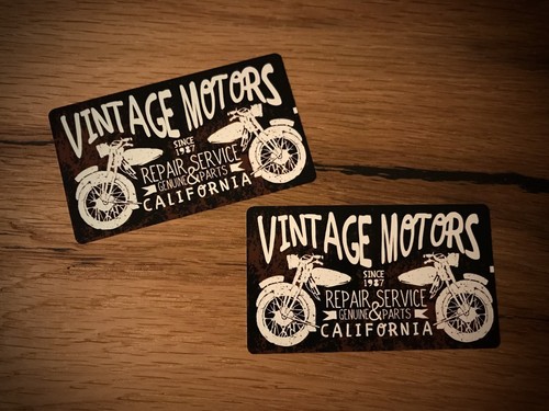 Vintage motor aufkleber - motor,