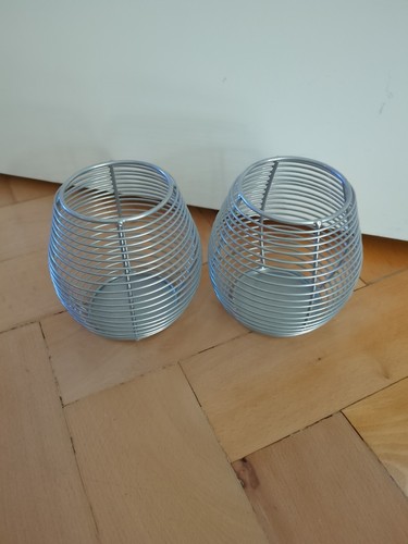 Windlicht metall silber - metall,