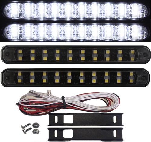 Led tagfahrlicht schwarz - led,