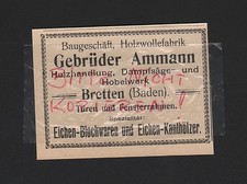 BRETTEN, Werbung 1912
