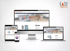 EBAY VORLAGE 2025 NEU Responsive Auktionsvorlage blue