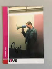 Autogrammkarte thomas bug - -,